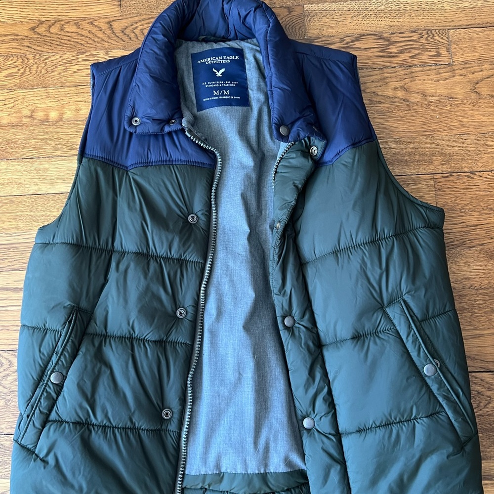 American Eagle down vest